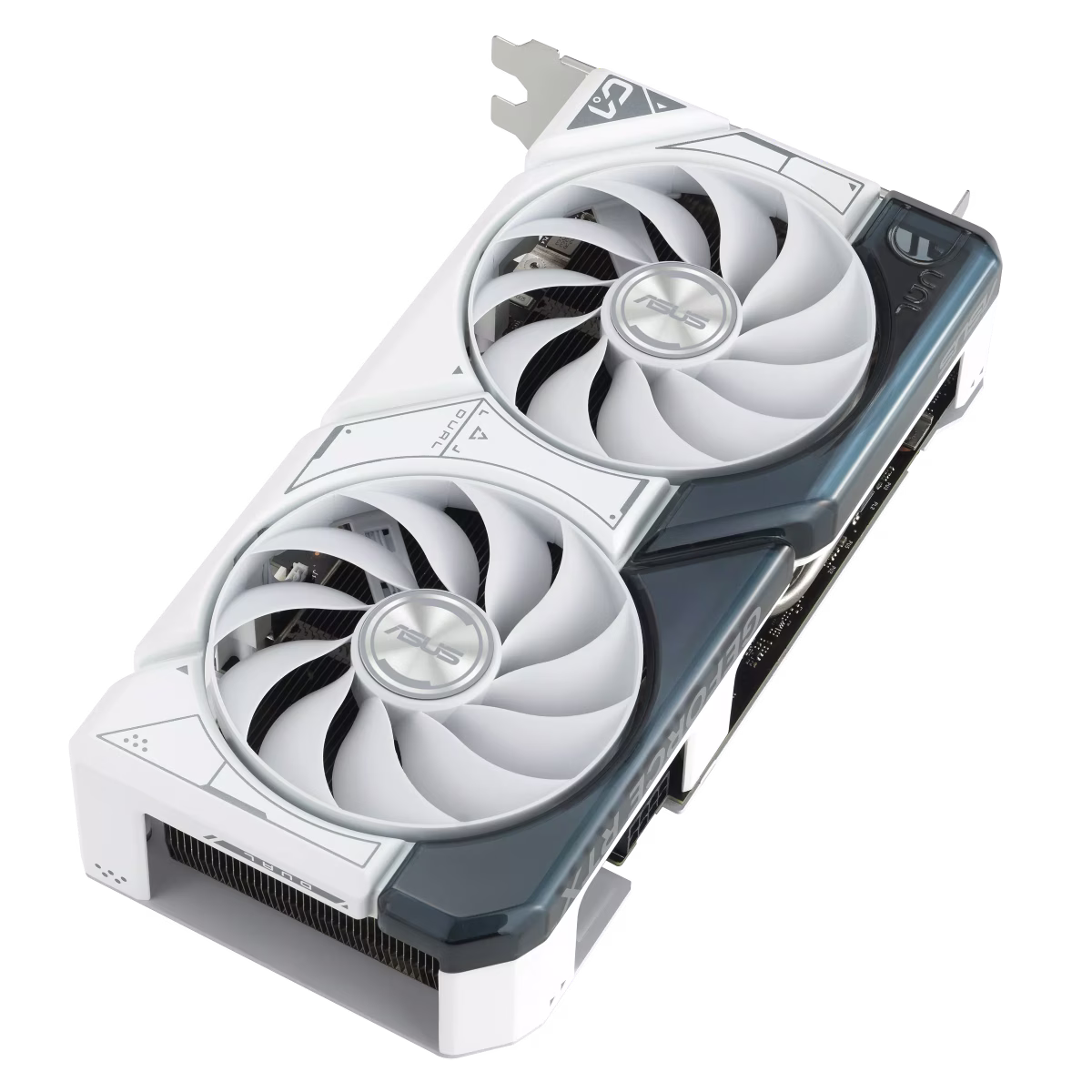 ASUS Dual GeForce RTX??? 4060 Ti White OC Edition 8GB GDDR6 with two powerful Axial-tech fans and a 2.5-slot design for broad compatibility, 2 Year Warranty | 90YV0J42-M0NA00 thumbnail 8