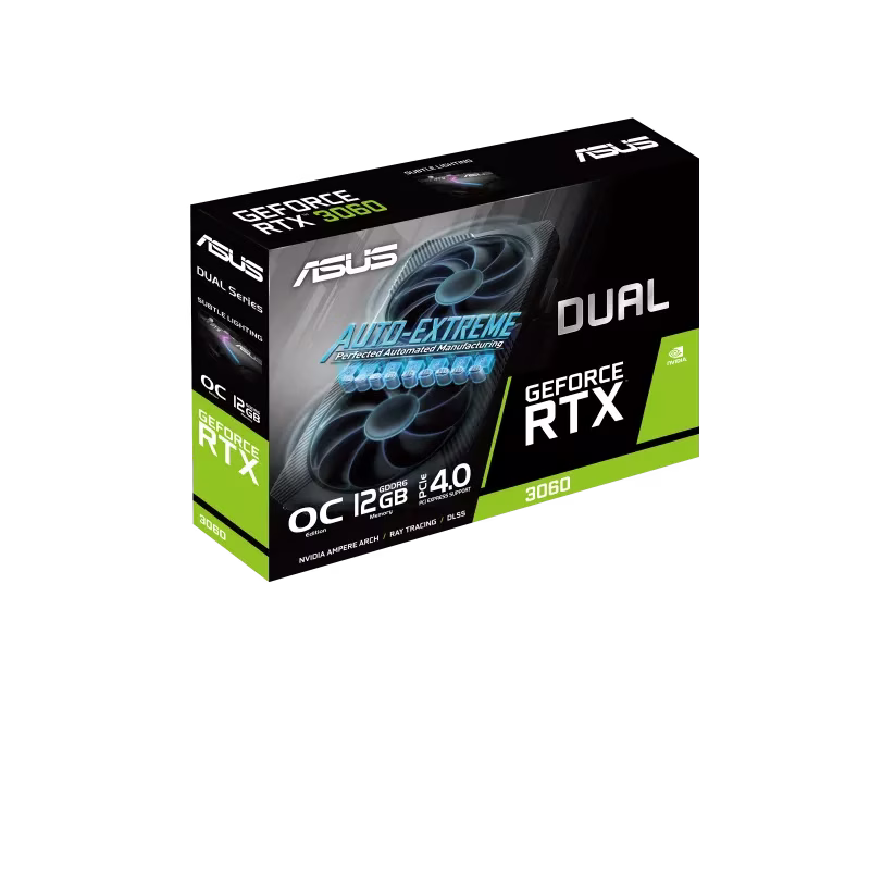 ASUS Dual GeForce RTX 3060 V2 OC Edition 12GB GDDR6 Graphic card, 1875MHz, 15Gbps, 192bit, PCIe 4.0 x16, 1x HDMI 2.1, 3x DisplayPort 1.4a, 2 year Warranty | 90YV0GB2-M0NA10 thumbnail 7