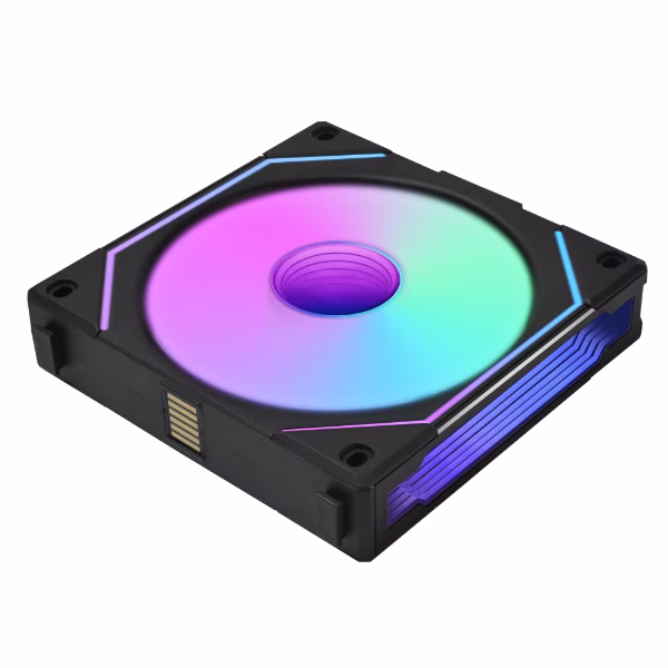 LIAN LI UNI FAN SL-INF 120 RGB REVERSE BLADE Revolutionized Daisy-Chain ARGB Fan, 40 LEDs in each fan, Software Controller fan speed / LED lighting, High Static pressure when running high RPM, 2100 RPM, 63.6 CFM, 32 dBA  | G99.12RSLIN1B.00 thumbnail 2