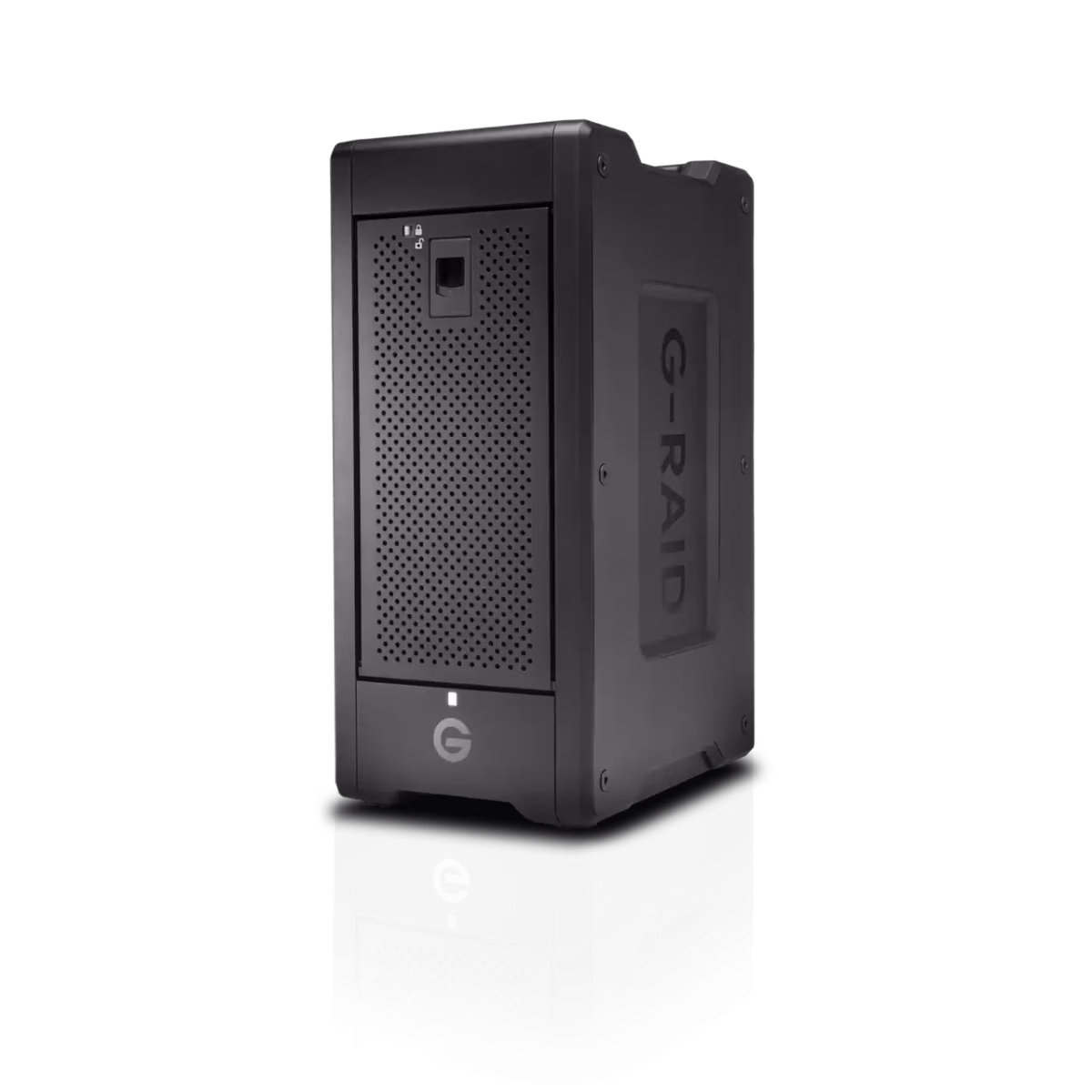 SanDisk Professional 48TB G-RAID Shuttle 8 8-Bay RAID Array, SATA III 3.5" Drive Bays, Read Speeds Up to 1690 MB/s, Write Speeds Up to 1490 MB/s, 2x TB3/USB 3.2 Gen 2, Black | SDPH48H-048T-MBAAB thumbnail 2