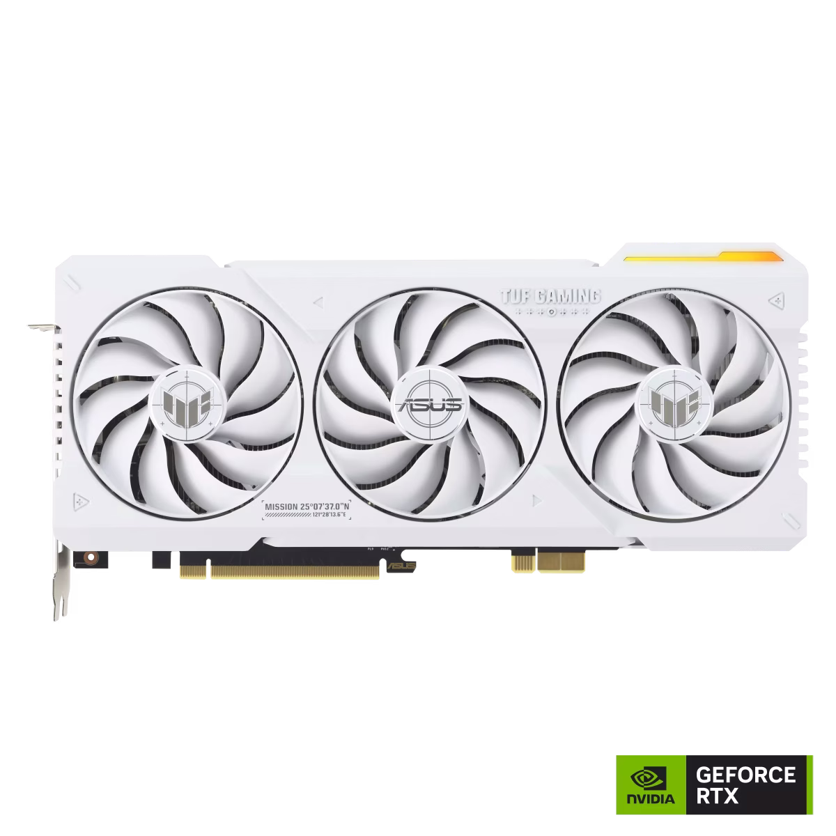 ASUS TUF Gaming GeForce RTX 4070 Ti SUPER BTF OC Graphics Card, 16GB GDDR6X 256bit 21Gbps with DLSS3, 8448 CUDA Cores, 2670 MHz OC, PCI E 4.0, 2xHDMI / 3xDP, White | 90YV0KI0-M0NA00  (SUPPORT ONLY BTF MOTHERBOARD ) thumbnail 3