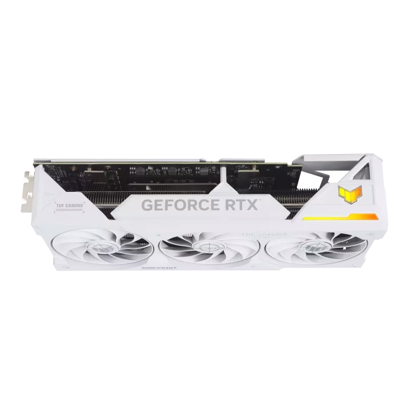 ASUS TUF Gaming GeForce RTX 4070 Ti SUPER BTF OC Graphics Card, 16GB GDDR6X 256bit 21Gbps with DLSS3, 8448 CUDA Cores, 2670 MHz OC, PCI E 4.0, 2xHDMI / 3xDP, White | 90YV0KI0-M0NA00  (SUPPORT ONLY BTF MOTHERBOARD ) thumbnail 5