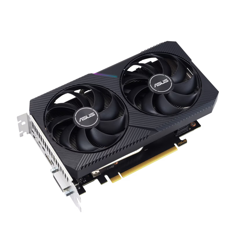 ASUS Dual Nvidia GeForce RTX 3050 V2 OC Edition 8GB GDDR6 128-bit Graphic card, 2560 CUDA Core, 1852 MHz Max Boost, Clock, 7680 x 4320 Max Resolution, 14 Gbps Memory, 2 Year Warranty, Black | 90YV0GH6-M0NA00 thumbnail 3