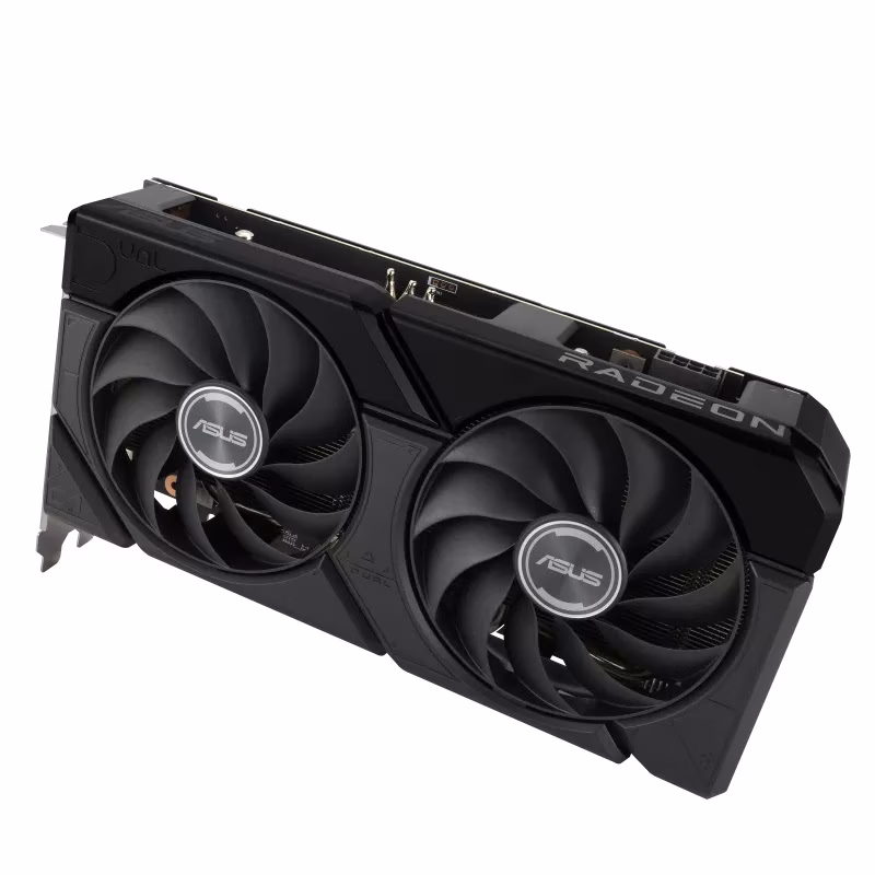 ASUS Dual Radeon??? RX 7600 XT OC Edition 16GB GDDR6 Graphic Card, 18 Gbps 128-bit, 2048 Stream Processors, Max Resolution 7680 x 4320, Max Boost,  PCI Express 4.0,  OpenGL4.6 | 90YV0K21-M0NA002801 MHz image