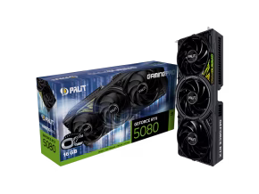 Palit NVIDIA GeForce RTX 5080 GamingPro OC Graphic Card, 16 GB 256 bits GDDR7, 30 Gbps, 10752 CUDA Cores, Max Clock 2700 MHz, PCI-E 5.0, DLSS 4 | NE75080S19T2-GB2031A image