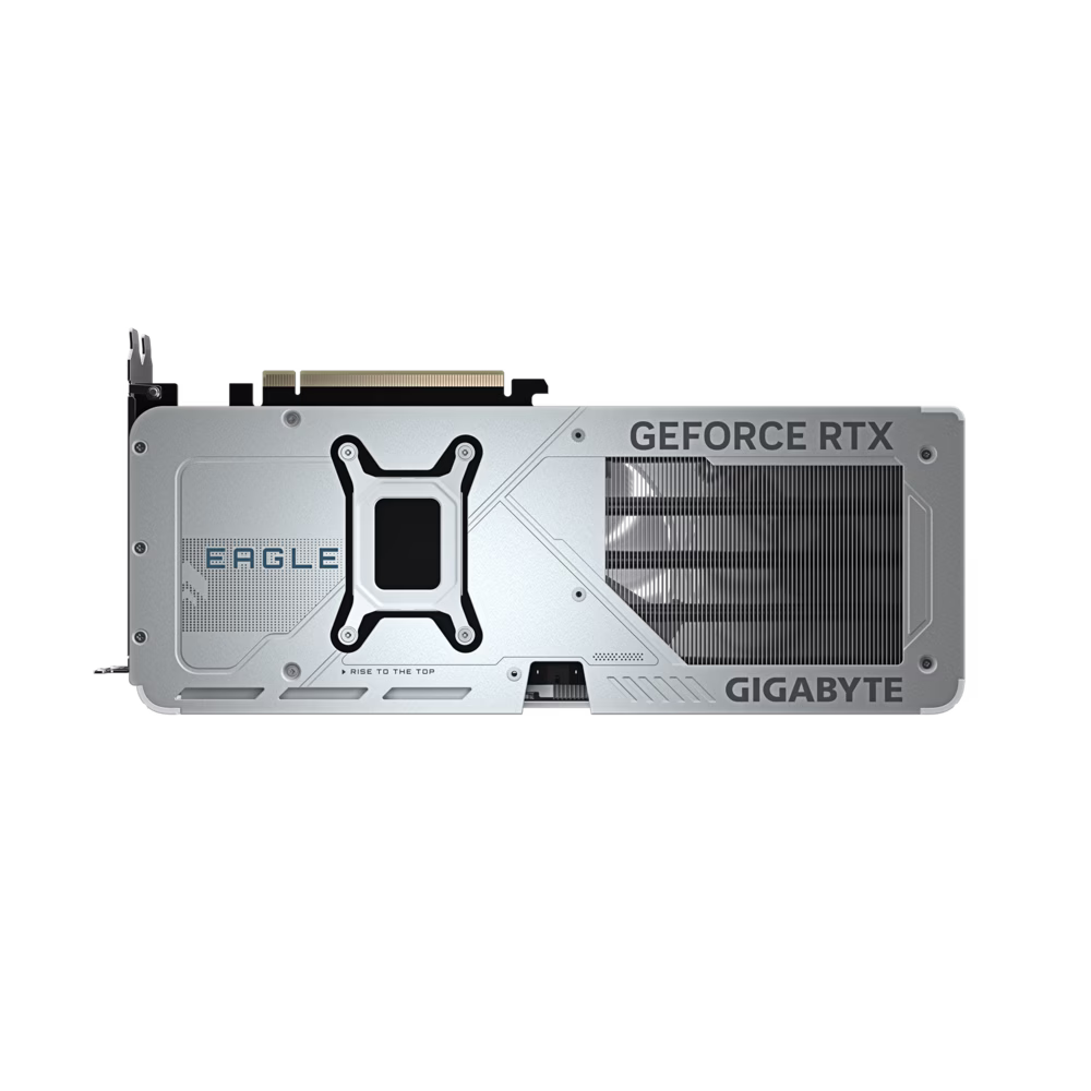 Gigabyte NVIDIA GeForce RTX 5070 EAGLE OC ICE SFF 12G Graphic Card, 12GB GDDR7 192bit, 6144 CUDA Cores, Max Boost 2587 MHz, DLSS 4, White | GV-N5070EAGLEOC ICE-12GD image