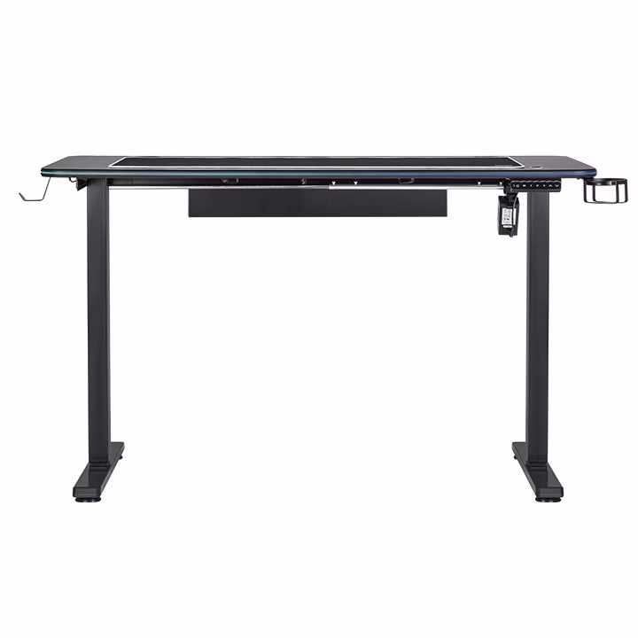 Thermaltake GT120 RGB Height Adjustable Office & Gaming Desk, High-quality Mouse Pad, Anti-collision Safety Sensor, Cup Holder, Headset Hanger, Cable Management System  | GGD-GTM-BKEIRX-01 thumbnail 2