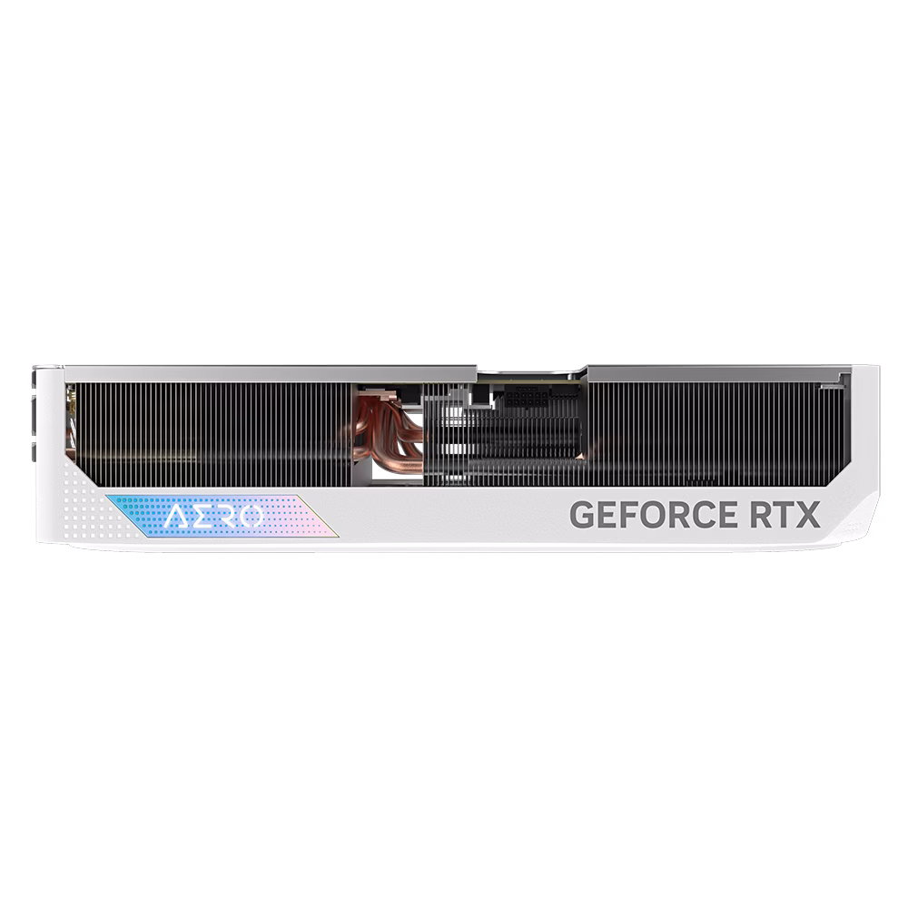 Gigabyte GeForce RTX 4080 SUPER AERO OC 16G Graphics card, NVIDIA DLSS 3,16 GB 256 bit 23 Gbps GDDR6X, 2595 MHz Core Clock, 10240 CUDA Cores, Ultra-efficient Ada Lovelace arch, and full ray tracing, White | GV-N408SAERO OC-16GD image