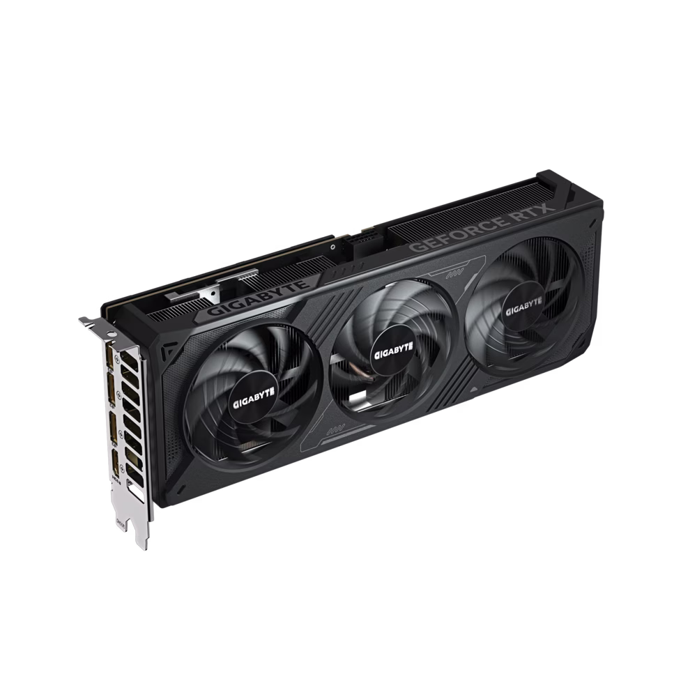 Gigabyte NVIDIA GeForce RTX 5070 WINDFORCE OC SFF 12G Graphic card, 12GB GDDR7 192bit, 6144 CUDA Cores, 2542 MHz Max Clock, PCI-E 5.0, Black | GV-N5070WF3OC-12GD thumbnail 2