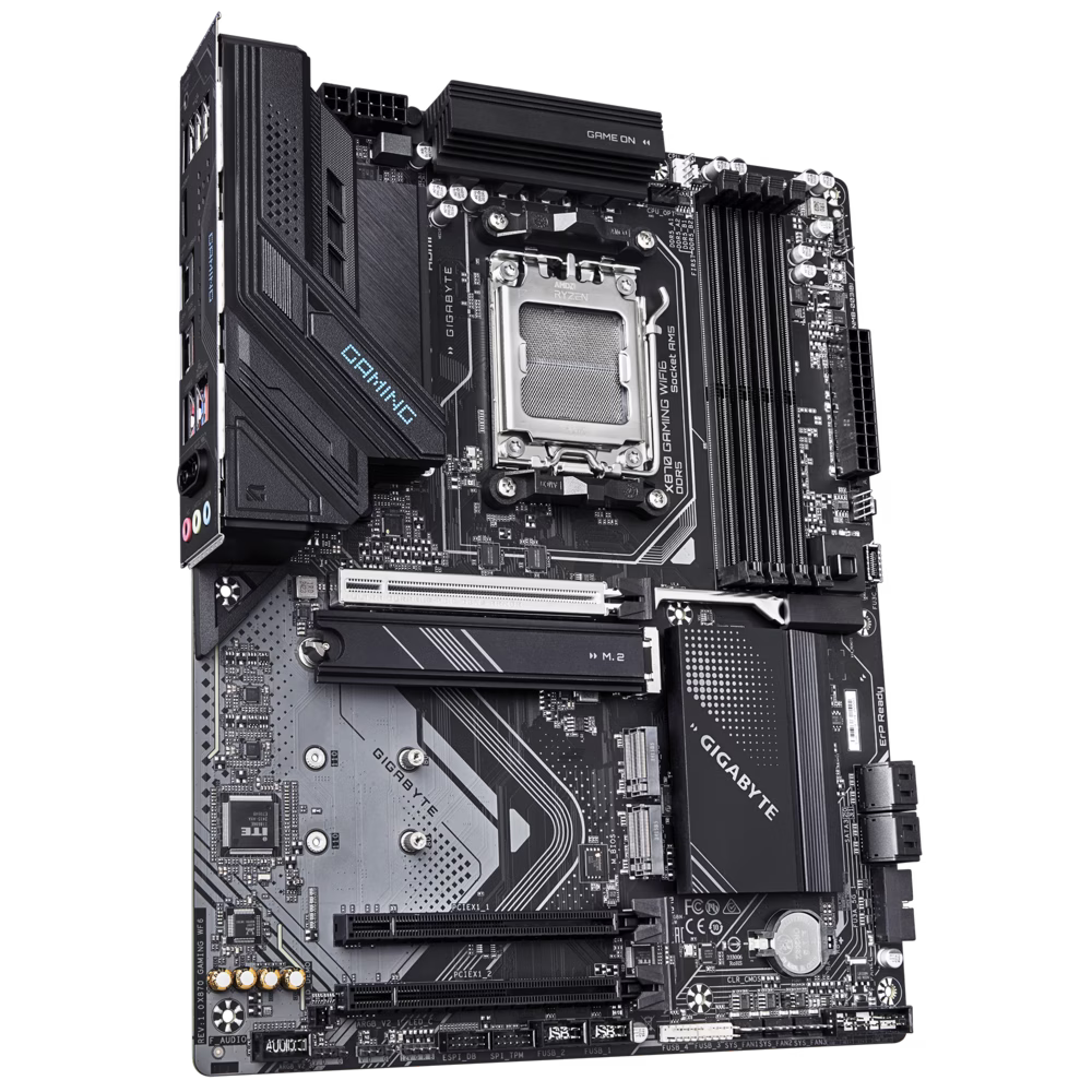 Gigabyte X870 GAMING WIFI6 AM5 DDR5 Motherboard, 4X DIMMs with AMD EXPO, 3x M.2 slots, 1x  PCIe 5.0 x4, 2.5GbE LAN & Wi-Fi 6 802.11ax, Dual 40Gbps USB4 with DP-Alt | X870 GAMING WF6 thumbnail 3