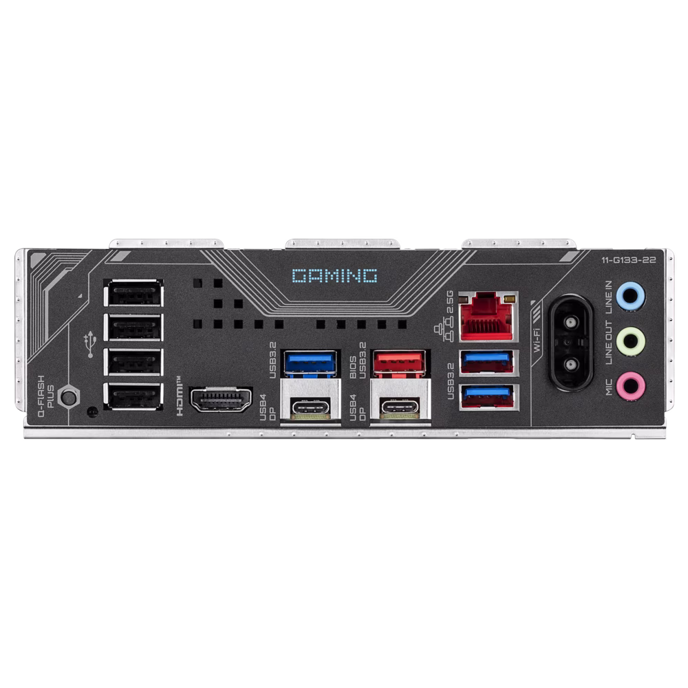 Gigabyte X870 GAMING WIFI6 AM5 DDR5 Motherboard, 4X DIMMs with AMD EXPO, 3x M.2 slots, 1x  PCIe 5.0 x4, 2.5GbE LAN & Wi-Fi 6 802.11ax, Dual 40Gbps USB4 with DP-Alt | X870 GAMING WF6 thumbnail 4