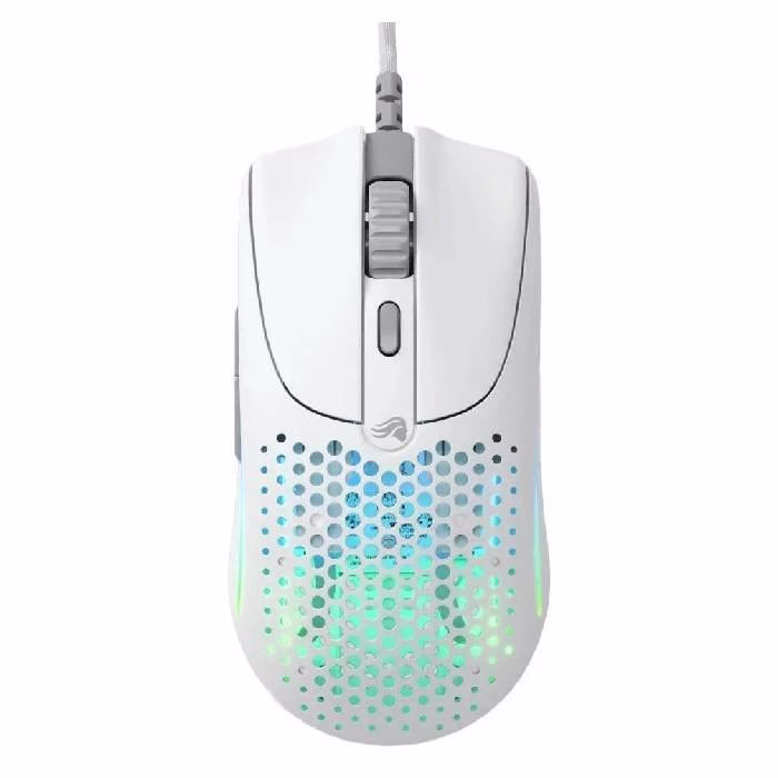 Glorious Model O2 Wired RGB Gaming Mouse, 26,000 DPI BAMF 2.0 Sensor, White | GLO-MS-OV2-MW thumbnail 2