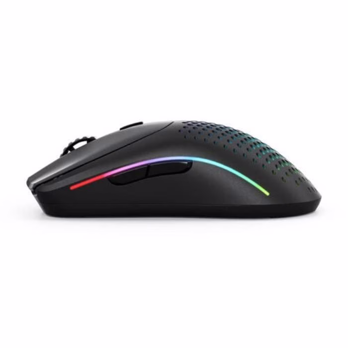 Glorious Model O2 Wireless RGB Gaming Mouse, 26,000 DPI BAMF 2.0 Sensor, 2.4 Ghz / Bluetooth wireless, Black | GLO-MS-OWV2-MB  image