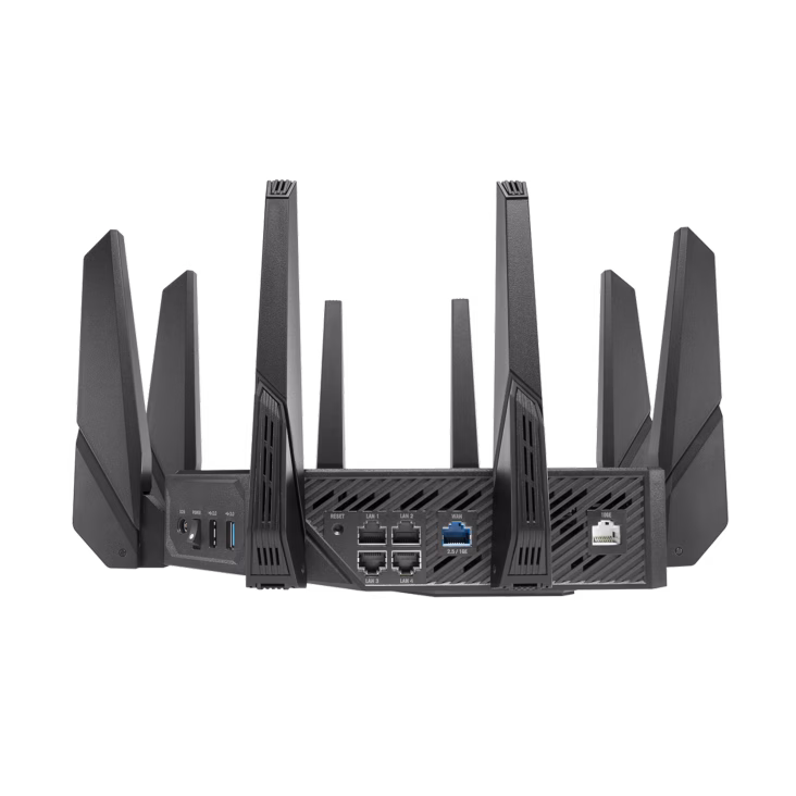 ASUS ROG Rapture GT-AX11000 Pro  GT-AX11000 Pro Tri-Band WiFi 6 gaming router, 2.5G port, 10G port, enhanced hardware, ASUS RangeBoost Plus, 5.9 GHz, Triple-level game acceleration, free network security and AiMesh support | 90IG0720-MU2A00 thumbnail 7