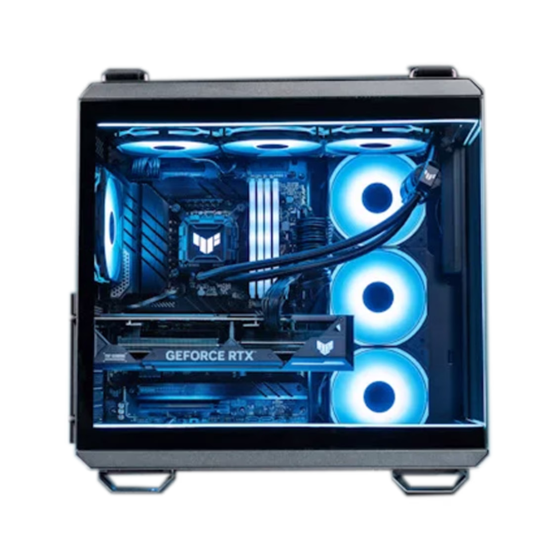 ASUS Powered Performance AMD 9950X3D & TUF 5070Ti Gaming & Creation PC, AMD Ryzen 9 9950X3D, TUF GAMING 5070TI OC 16GB, 32GB (2x16GB)  6000MTs, 990 Pro 2TB, 850W thumbnail 2