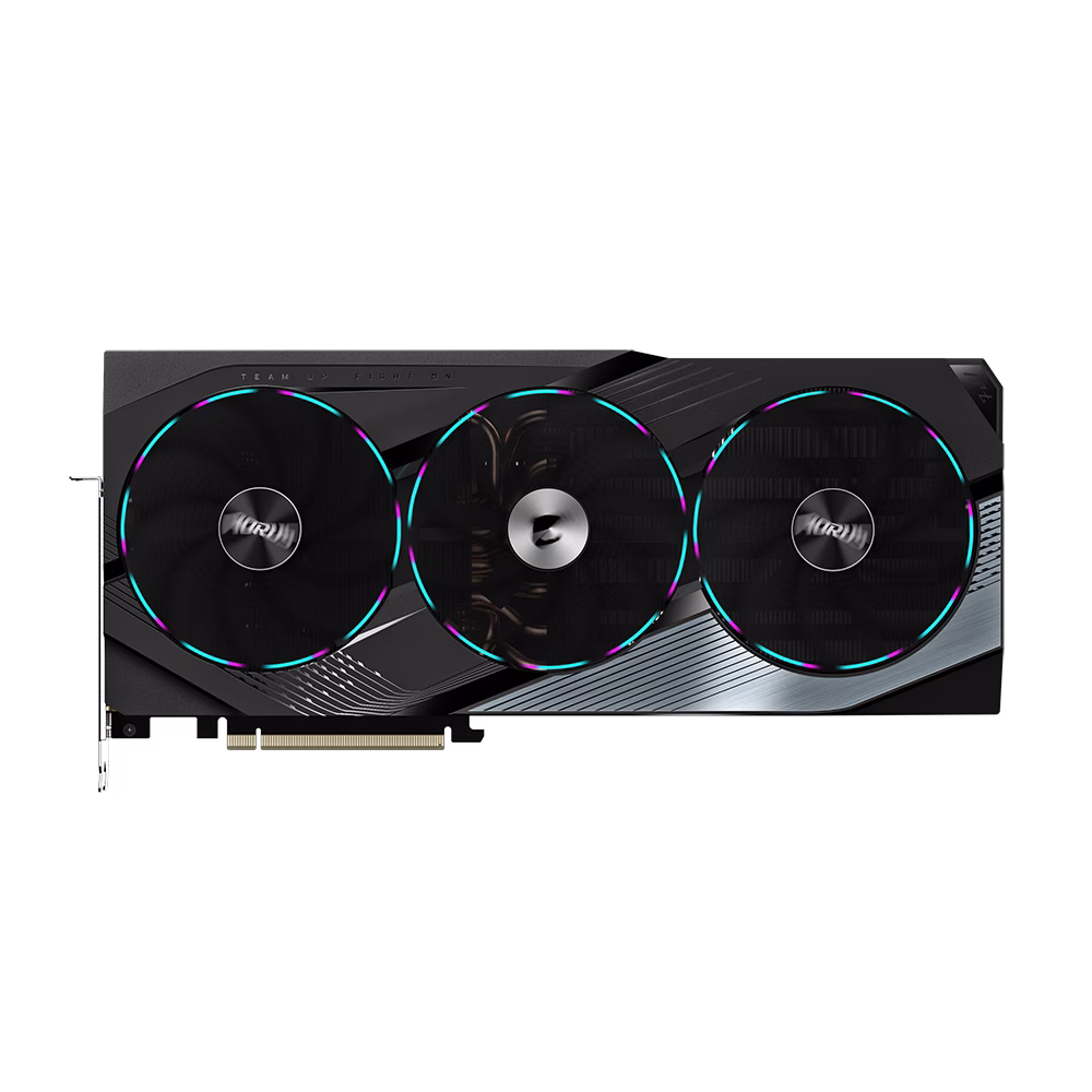Gigabyte AORUS GeForce RTX 4070 SUPER MASTER 12G Nvidia DLSS 3 Graphic card, 12 GB GDDR6X 192 bit, OpenGL 4.6, PCI-E 4.0, 2655 MHz, 21 Gbps, 7168 Clock, CUDA Cores , ATX | GV-N407SAORUS M-12GD image