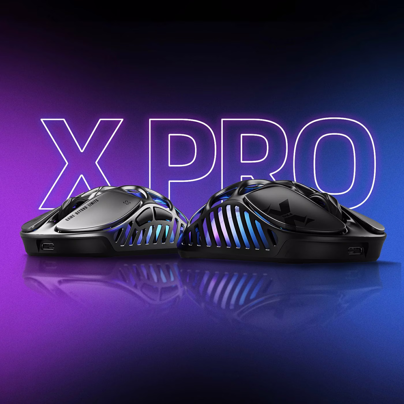 GravaStar Mercury X Pro Wireless Gaming Mouse, Come with 8K Dongle – 32,000 DPI PAW 3950 Sensor, 8,000Hz Polling Rate, Only 49g, Magnesium Alloy Hollow Frame, RGB Lighting, 5 Programmable Buttons, Black thumbnail 2