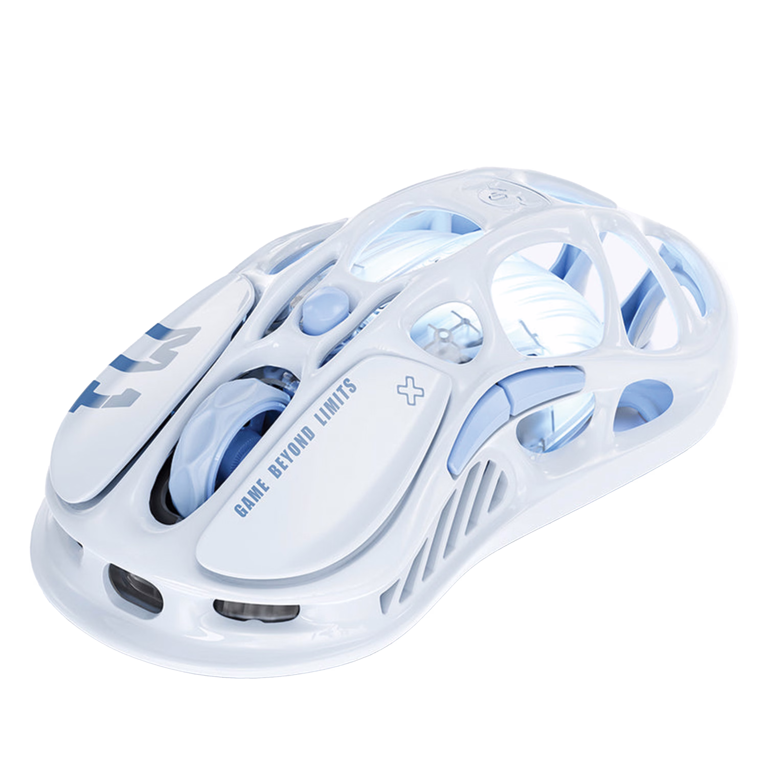 GravaStar Mercury M1 Pro Wireless Gaming Mouse, Magnesium Alloy Skeletal Frame, 26K DPI PAW3395, 4K Hz Support, Tri-mode, Ice Blue | M1 Pro – Buy Online