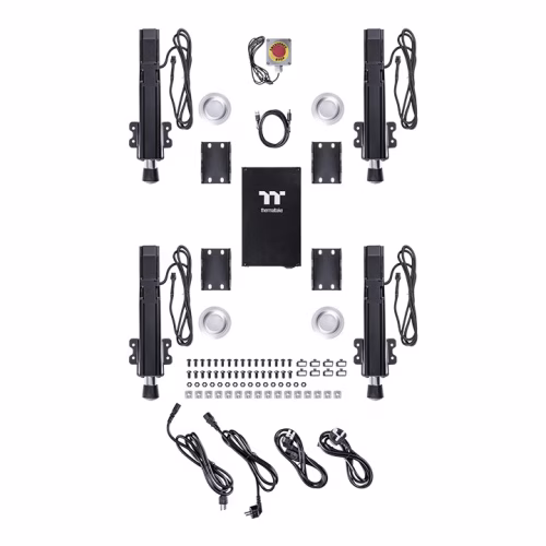 Thermaltake GM5 3DOF Motion System, Long-Stroke Dynamic Response, Slow & Stable Response, Quick Detail Response, Response to Tilting From Various Angles, Black | GSC-GM5-MSASBB-22 thumbnail 3