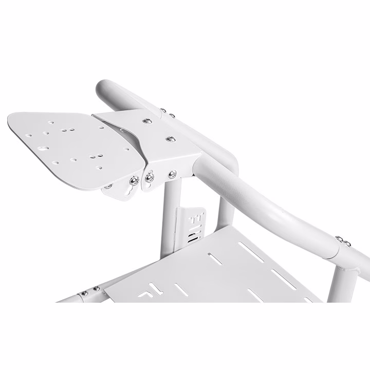 Thermaltake GR300 Racing Simulator Cockpit, Up to 100kg Weight Capacity, Adjustable PVC Racing Seat, Pedal Brackets, Sandblasted Aluminum Anodizing Finish, Cable Management, Snow | GSC-R30-CPASWH-01 thumbnail 3