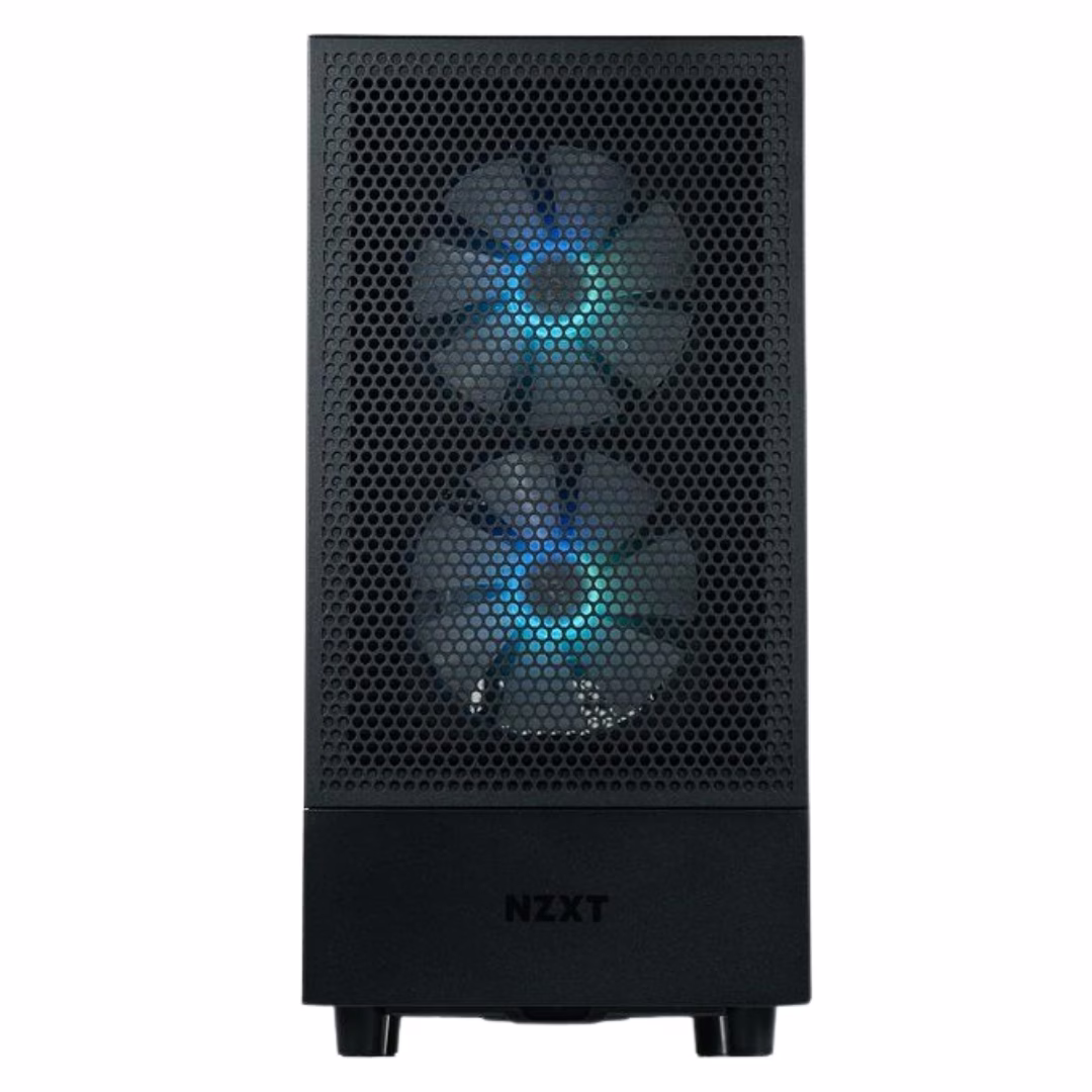 H5 Flow NZXT Gaming PC, AMD Ryzen 5 5600X 6 Cores 12 Threads,  32GB DDR4 RAM 3600MHz, NVIDIA 4060 8GB, 1TB SSD, 650W PSU, 120mm CPU AIR Cooler, Wi-Fi + BT thumbnail 3