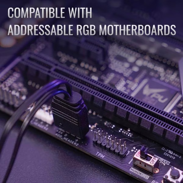 Aerocool H66F RGB Control Hub, Access 16.8 Million Colors & More Lighting Effects, Connect Up to Six 6-Pin ARGB Fans, Control Light Effects with Remote Control, Black | AC-H66F – Buy Online