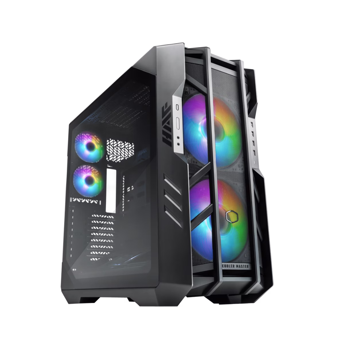 Cooler Master HAF 700 Full Tower Computer Case, 2x SickleFlow 20cm aRGB & 3x 12cm aRGB Included Fans, Up to 480mm Radiator & 17x Fan Support, Tempered Glass Side Panel, Grey | H700-IGNN-S00 – Buy Online