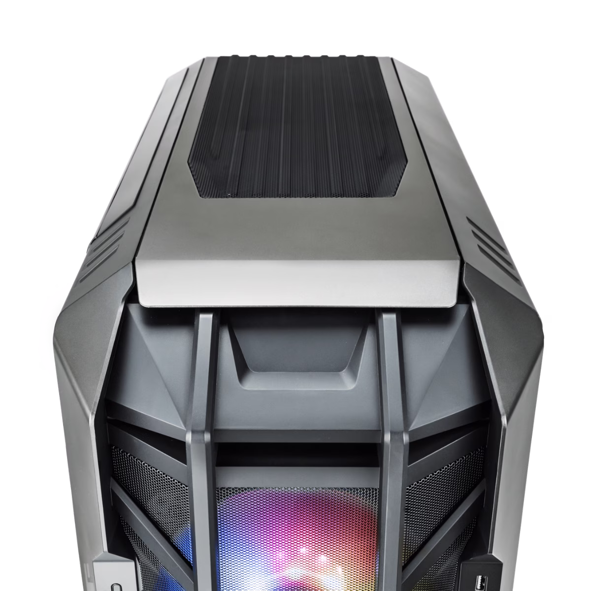 Cooler Master HAF 700 Full Tower Computer Case, 2x SickleFlow 20cm aRGB & 3x 12cm aRGB Included Fans, Up to 480mm Radiator & 17x Fan Support, Tempered Glass Side Panel, Grey | H700-IGNN-S00 thumbnail 4