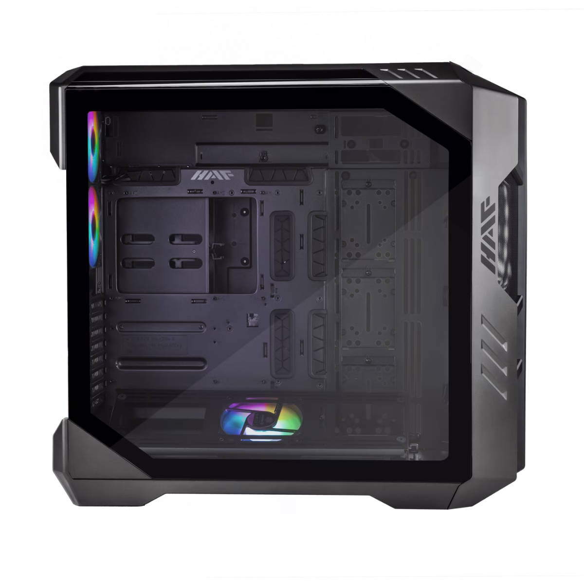 Cooler Master HAF 700 Full Tower Computer Case, 2x SickleFlow 20cm aRGB & 3x 12cm aRGB Included Fans, Up to 480mm Radiator & 17x Fan Support, Tempered Glass Side Panel, Grey | H700-IGNN-S00 thumbnail 5