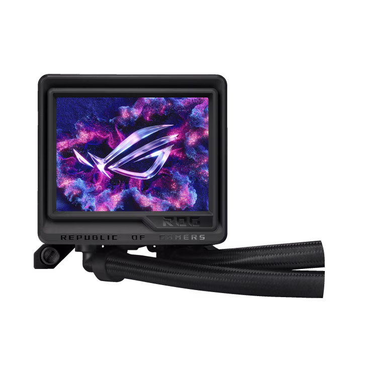 ASUS ROG Ryujin III 360 ARGB Extreme AIO Liquid CPU Cooler, 3.5" Magnetic LCD Display, Asetek Emma Gen 8th V2 Pump, LGA 1851 & AM5 Ready, Black | 90RC0131-M0EAY0 thumbnail 7