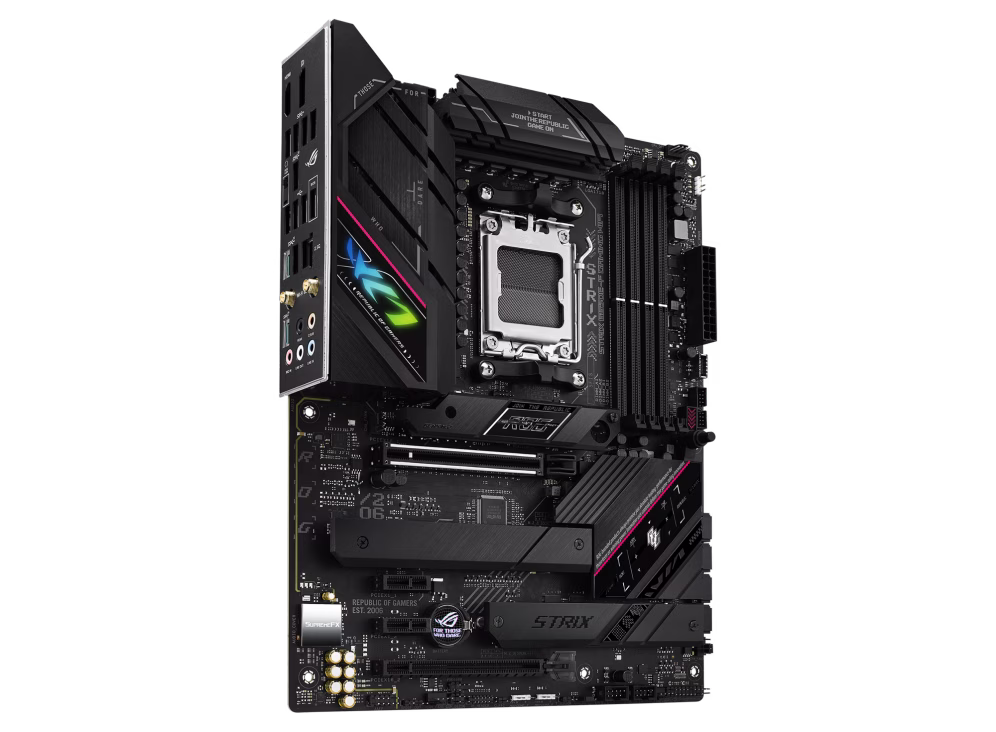 ASUS ROG STRIX B650E-F GAMING WIFI ATX Motherboard, AM5 Socket, AMD B650 Chipset, Intel 2.5Gb Ethernet, 4 x 2-Channel DDR5 128GB Max, 1xPCIe 5.0x16, 3xM.2 PCIe, USB 2.0/3.2 1xHDMI/DP | 90MB1BQ0-M0EAY0 thumbnail 6