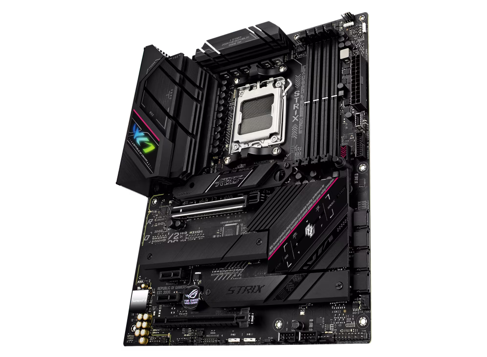 ASUS ROG STRIX B650E-F GAMING WIFI ATX Motherboard, AM5 Socket, AMD B650 Chipset, Intel 2.5Gb Ethernet, 4 x 2-Channel DDR5 128GB Max, 1xPCIe 5.0x16, 3xM.2 PCIe, USB 2.0/3.2 1xHDMI/DP | 90MB1BQ0-M0EAY0 thumbnail 8