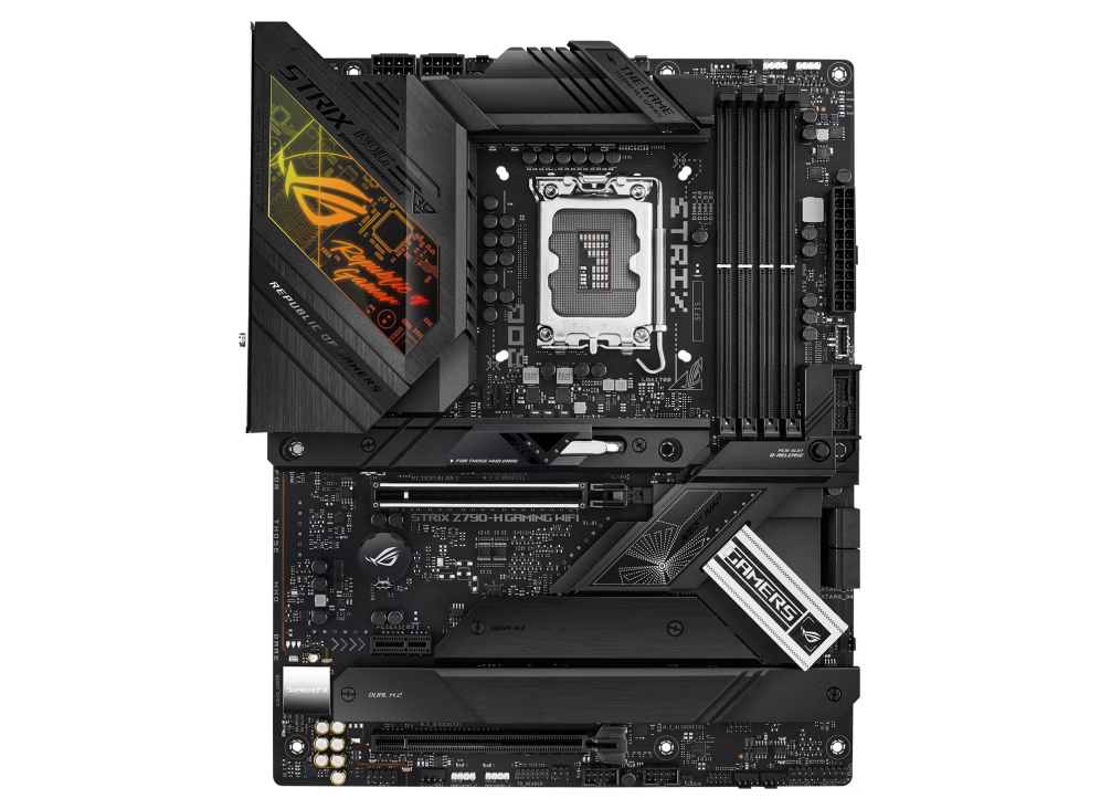 ASUS ROG STRIX Z790-H Gaming Wi-Fi LGA 1700 Motherboard, Intel Z790 Chipset, 4x DDR5 DIMM, Up to 192GB Max Memory, Wi-Fi 6E / BT v5.3, 4 x M.2 Slots, 1*HDMI / 1*DP | 90MB1E10-M0EAY0 thumbnail 5