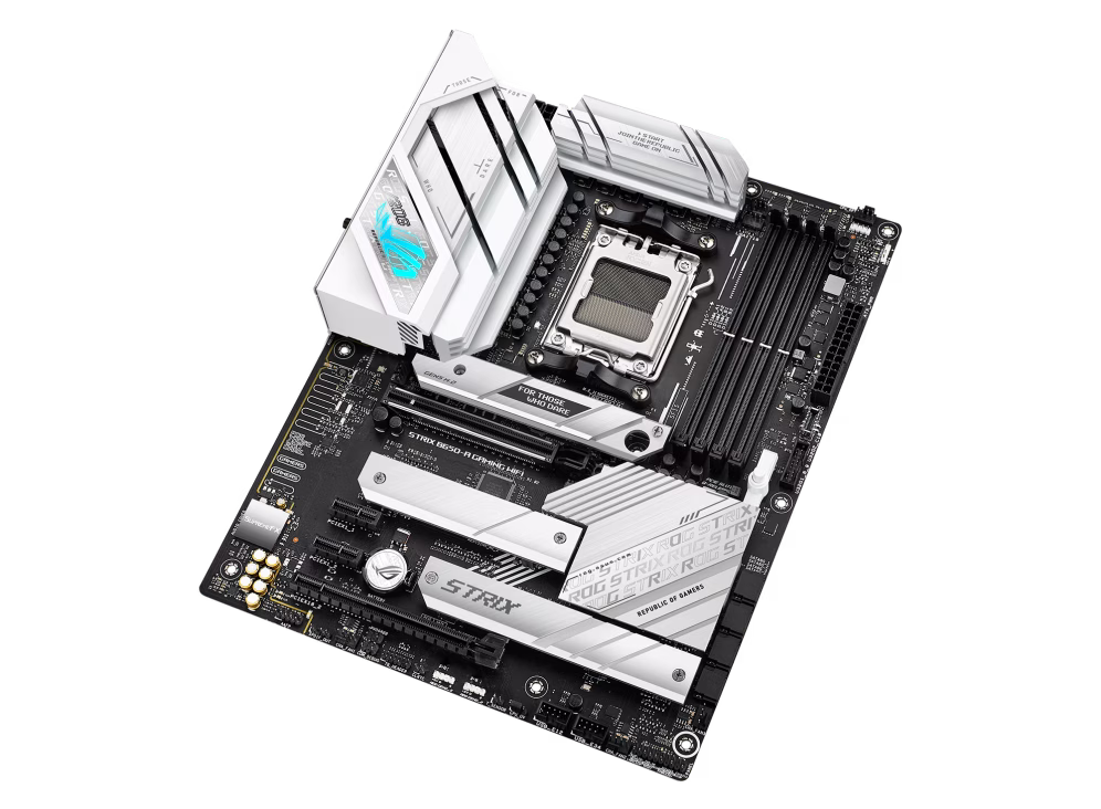 Asus Rog Strix B650-A Gaming Wi-Fi ATX DDR5 Motherboard, AMD Socket AM5, B650 Chipset, 2.5Gb Ethernet, Bluetooth, WiFi 6E 6GHz, Max 128GB 4xDIMM Memory, PCIe 4.0x16, 3xM.2 Slot | 90MB1BP0-M0EAY0 thumbnail 4