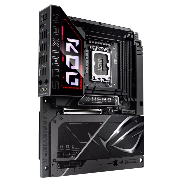 ASUS ROG Maximus Z890 Hero BTF LGA 1851 ATX Motherboard, Intel Z890 Chipset,4x DIMM DDR5 Slot, Up to 256GB Max Memory, 1x PCIe 5.0 x16 SafeSlot, 6x M.2 Slots, WiFi & BT Connectivity | 90MB1KG0-M0EAY0 thumbnail 10