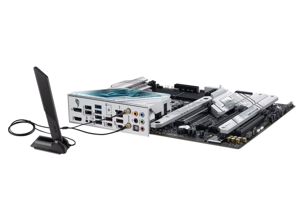 ASUS ROG STRIX Z790-A GAMING WIFI LGA1700 ATX Motherboard, Intel Z790 Chipset, 4x DDR5 DIMM, Max128GB, WiFi 6E 6GHz, 1x PCIe 5.0 x16, 1x HDMI, 1xDP, USB 3.2, Aura Sync | 90MB1E00-M0EAY0 thumbnail 3