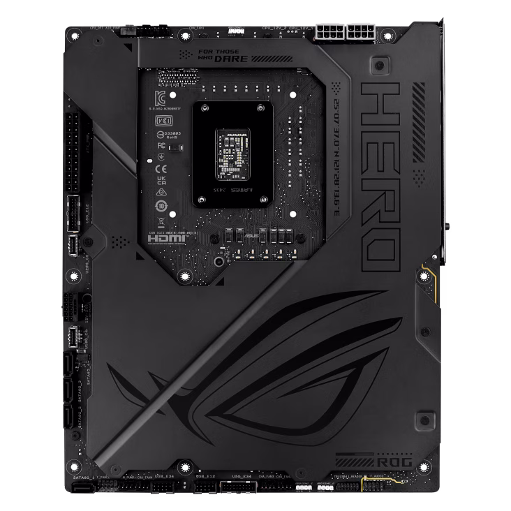 ASUS ROG Maximus Z890 Hero BTF LGA 1851 ATX Motherboard, Intel Z890 Chipset,4x DIMM DDR5 Slot, Up to 256GB Max Memory, 1x PCIe 5.0 x16 SafeSlot, 6x M.2 Slots, WiFi & BT Connectivity | 90MB1KG0-M0EAY0 thumbnail 6