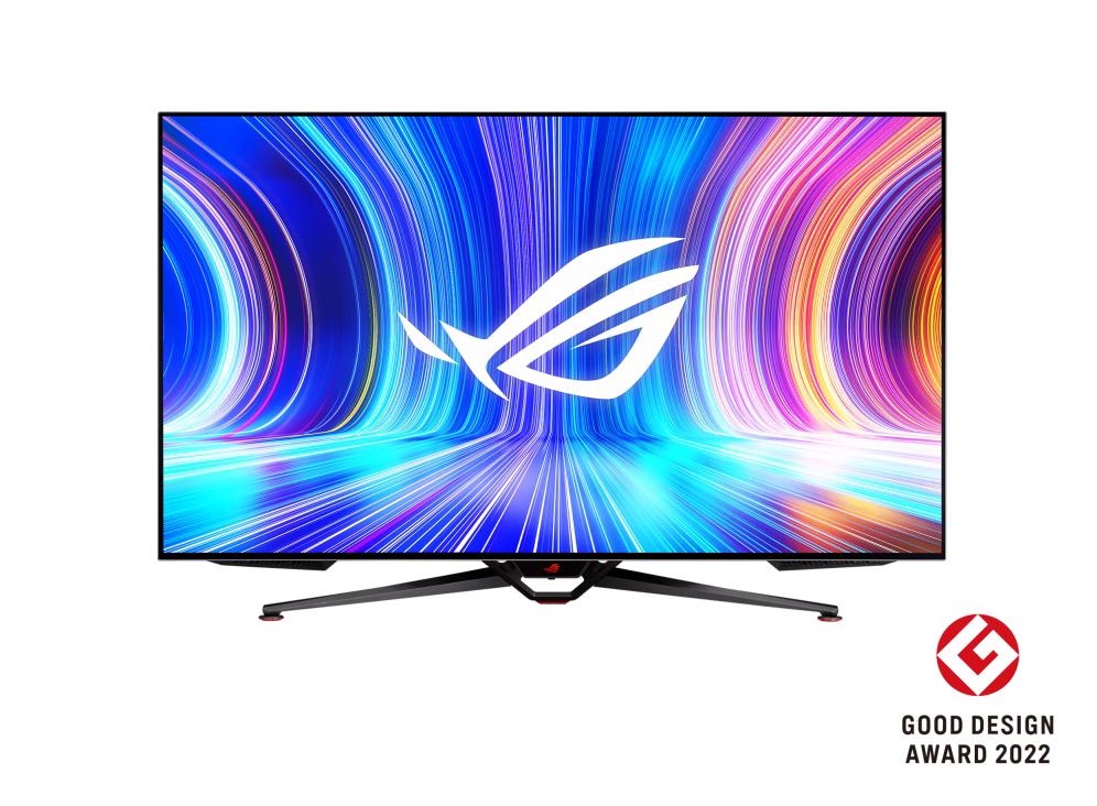 ASUS ROG Swift OLED PG48UQ 48" Gaming Monitor, 138Hz Refresh Rate, 0.1ms Response Time, G-SYNC Compatible, 1.07M Colors, 2x Speakers, 2x HDMI, 1xDP, 4x USB 3.2, Black | 90LM0840-B01970 thumbnail 8