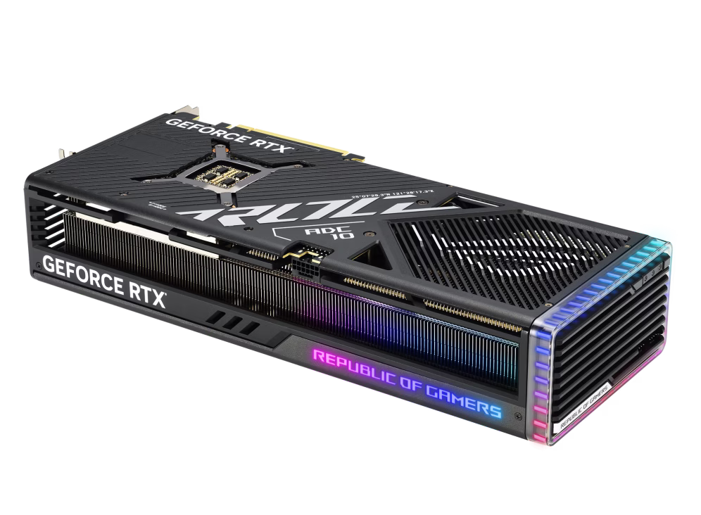 ASUS ROG STRIX GAMING RTX 4090 OC Edition Graphics Card, 24GB GDDR6X 384bit Memory, 2610 MHz Engine Clock, 16384 CUDA Cores, 21Gbps Memory Speed, 3.5 Slot, PCI 4.0, OpenGL 4.6, Black | 90YV0ID0-M0NA00 thumbnail 2