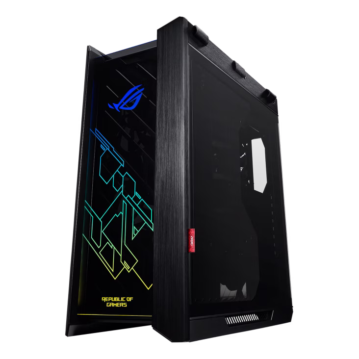 ASUS ROG Strix Helios Gx601 ROG Strix Helios RGB ATX/EATX mid-tower Gaming Case, Aluminum frame, GPU braces, 420mm radiator support and Aura Sync, Black | 90DC0020-B39000 thumbnail 2