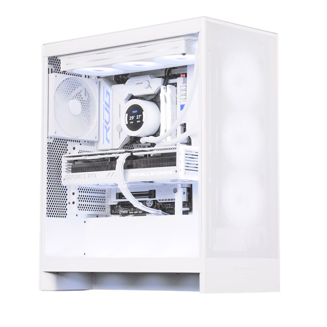 MSI High Air Flow White AMD Gaming PC (Ryzen 9 9950X, 32GB RAM, 4080 16 GB Super, 2TB 990 Pro) thumbnail 3