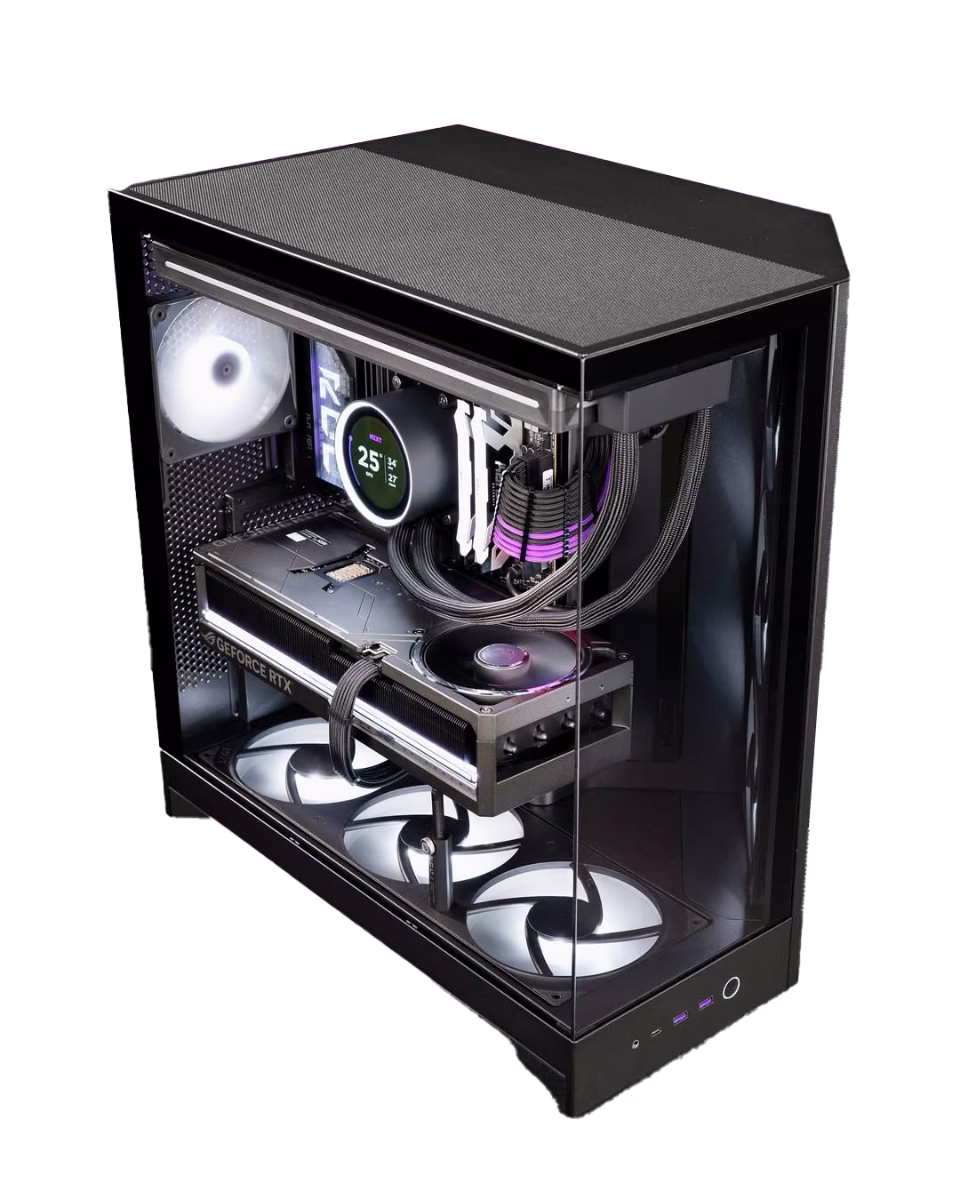 Ultimate Gaming & Creation PC: AMD Ryzen 9 9950X3D + ROG ASTRAL RTX 5090 OC 32GB, 64GB DDR5 6000MHz RGB, 2TB PCIe Gen5 SSD (14,500MB/s), 420mm IPS LCD AIO, 1500W Platinum ATX 3.1 PSU, WiFi 7, NZXT H9 Flow RGB thumbnail 3