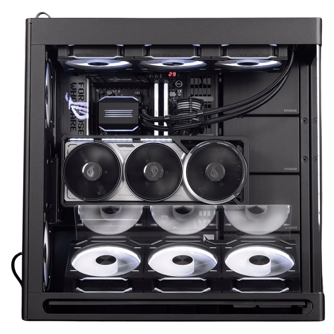Gaming & Rendering PC, AMD 7950X Ryzen 9, 16-Core, 32-Thread, 5.7GHz, ROG ASTRAL 5090 32GB GDDR7 OC, 96GB (2x48GB) 6400MT/s, 8TB BLACK SN850X 7300MB/s, 1600W thumbnail 2