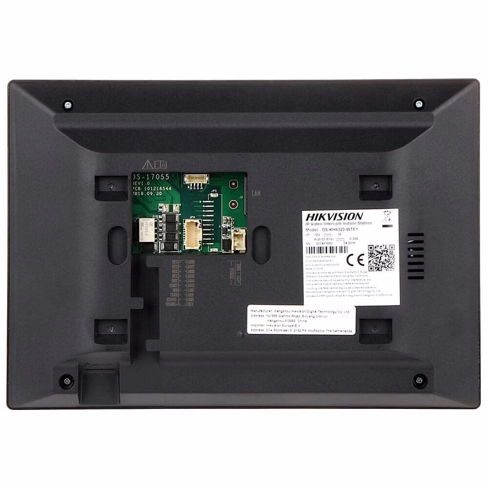 Hikvision Digital Technology DS-KH6320-WTE1 video intercom system 17.8 cm (7") Black, White | DS-KH6320-WTE1 thumbnail 2