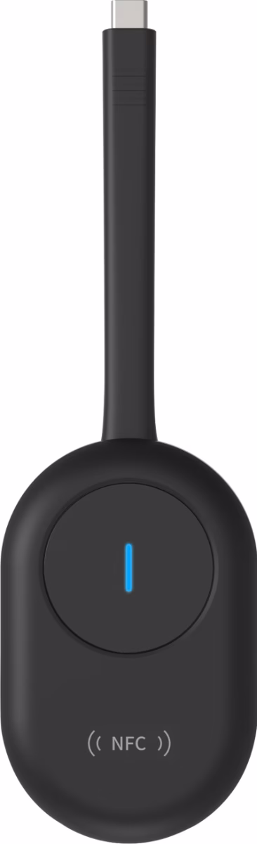 Hikvision DS-D5SC3B-B Wireless Dongle, Windows/Mac OS, Type-C interface plug-and-play, Wi-Fi 2.4G/5G dual frequency, Support up to 4K resolution, Support reverse control by Windows/Mac, Add NFC module to support NFC screen mirror – Buy Online