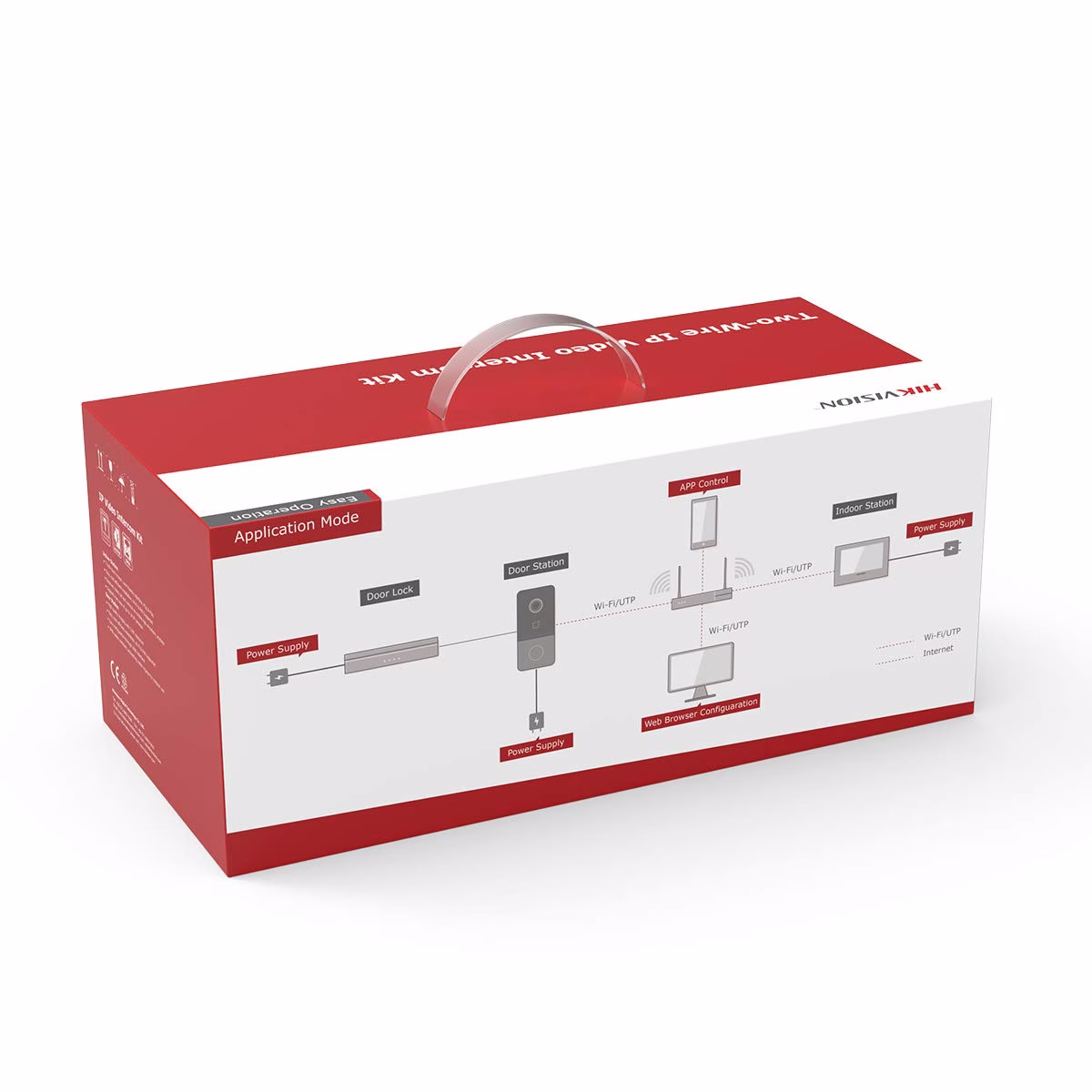 HIKVISION DS-KIS603-P hikvision Video Intercom Villa Door Station Bundle, 7-inch colorful touch screen with resolution 1024 ?? 600, Supports wireless network, Standard PoE thumbnail 4