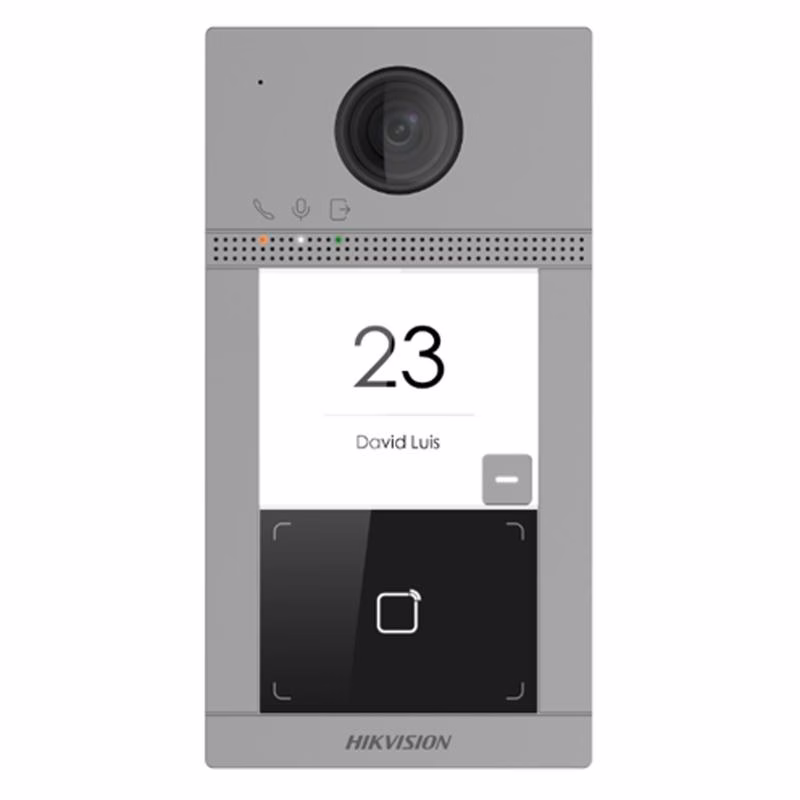 Hikvision DS-KV8113-WME1(B) Video Intercom Villa Door Station, Standard PoE, 2 MP HD camera, Noise suppression and echo cancellation, Low illumination, 2.4 GHz Wi-Fi, Protection level: IK08, Access control functions, Low illumination – Buy Online