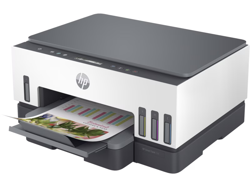 HP Smart Tank 720 All-in-One Printer, Print, scan, copy, wireless, Print speed up to 15 ppm, HP Thermal Inkjet | 6UU46A thumbnail 2