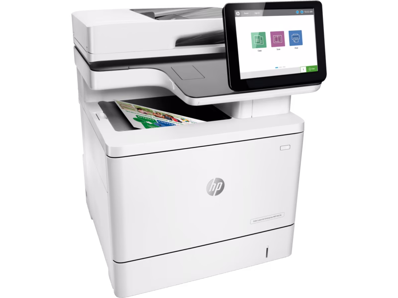 HP Color LaserJet Enterprise MFP M578dn AIO Printer, Copy, Scan, Fax (Optional), From 5 To 15 Users, Duty cycle (monthly, A4) Is Up to 80,000 pages, 1 Year Warranty | 7ZU85A thumbnail 3