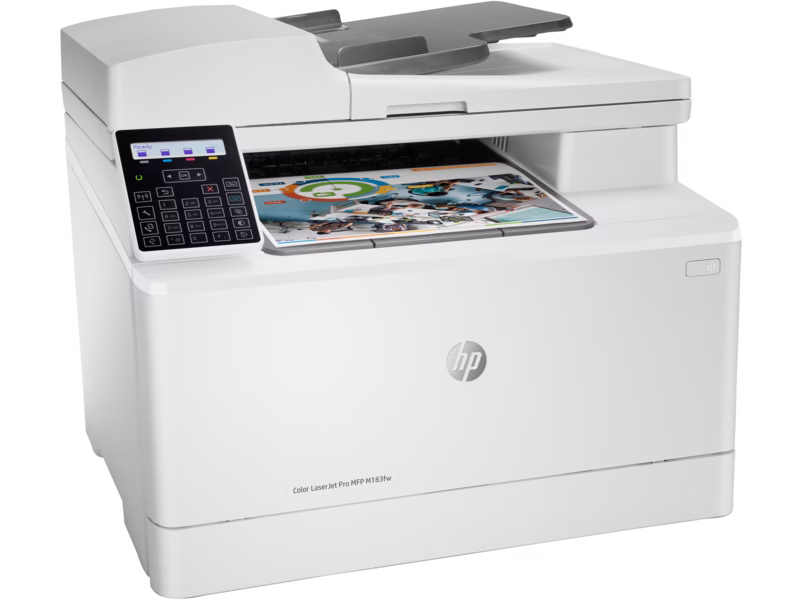HP MFP M183FW Color LaserJet Pro Wireless All-in-One Laser Printer | 7KW56A thumbnail 4